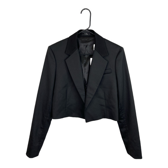 Theory Cube Crop Jacket Blazer Size 8 - Picture 3 of 7